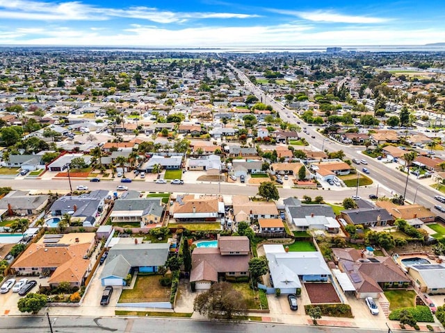 aerial perspective of suburban area