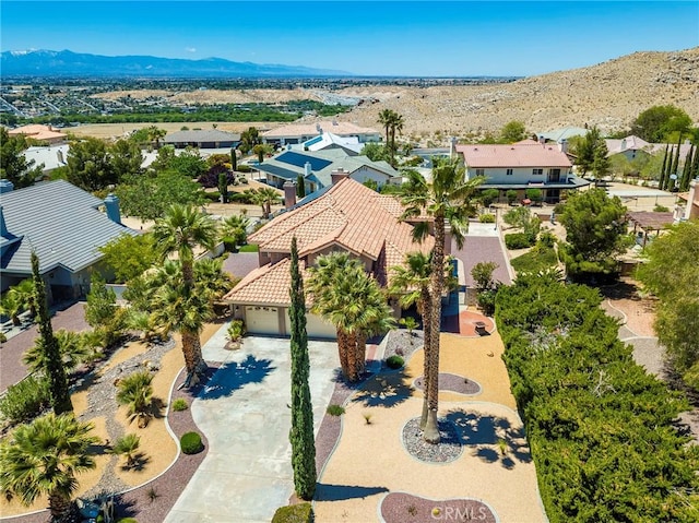 16350 Ridge View Dr, Apple Valley, CA 92307 - aerial perspective of suburban area featuring mountains