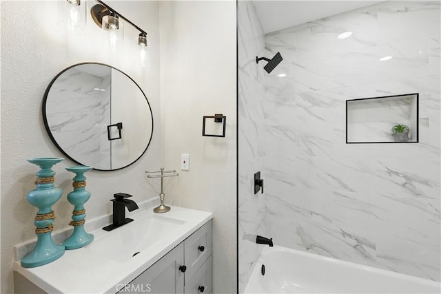 10641 Lindale St, Norwalk, CA 90650 - full bathroom featuring bathtub / shower combination and vanity
