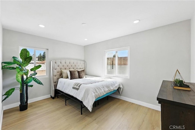 10641 Lindale St, Norwalk, CA 90650 - bedroom with wood finished floors, baseboards, and recessed lighting
