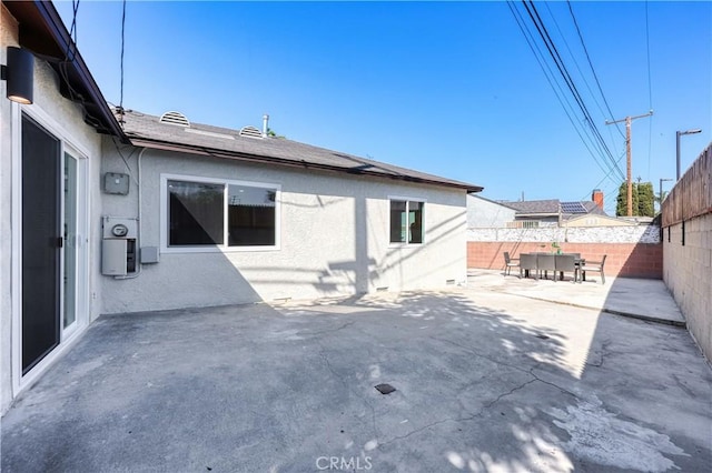 10641 Lindale St, Norwalk, CA 90650 - view of patio / terrace with a fenced backyard and outdoor dining space