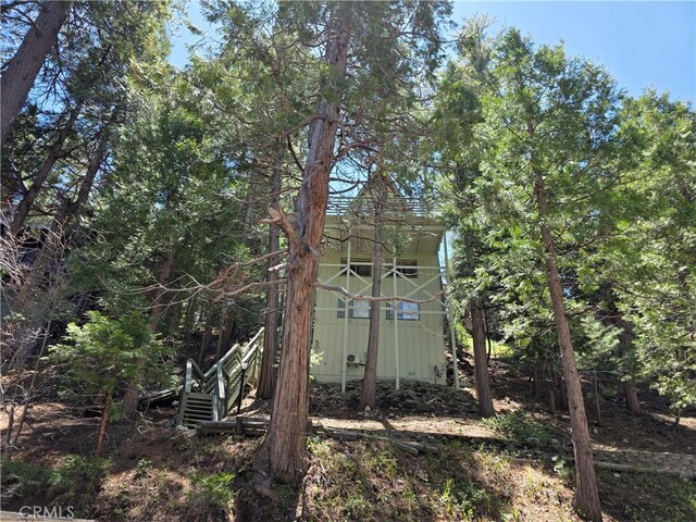 27403 Cottonwood Ln, Lake Arrowhead, CA 92317 - view of outbuilding featuring stairway