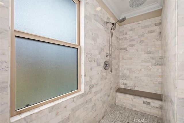 31740 Via Pamplona, San Juan Capistrano, CA 92675 - full bathroom with ornamental molding and tiled shower
