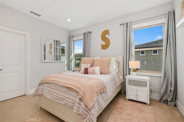 31740 Via Pamplona, San Juan Capistrano, CA 92675 - bedroom with light colored carpet, multiple windows, baseboards, and recessed lighting