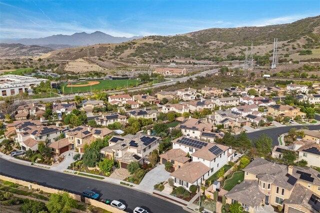 31740 Via Pamplona, San Juan Capistrano, CA 92675 - aerial view of property's location with a mountainous background and nearby suburban area