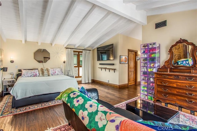 1585 E Ocean Blvd, Newport Beach, CA 92661 - bedroom with wood finished floors and access to exterior