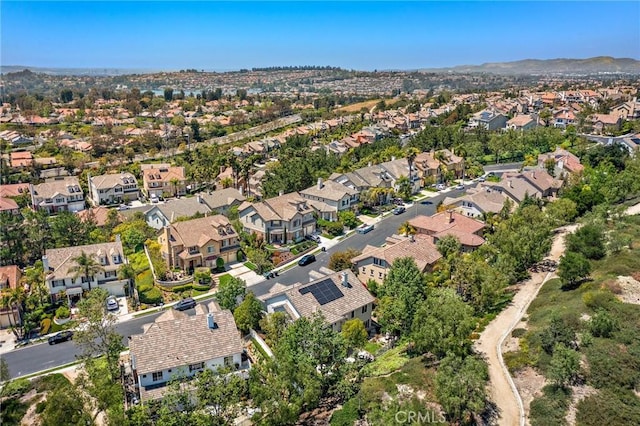23478 Ridgeway, Mission Viejo, CA 92692 - aerial overview of property's location with nearby suburban area and a mountain backdrop