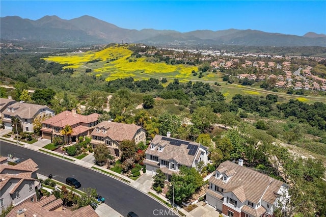 23478 Ridgeway, Mission Viejo, CA 92692 - aerial perspective of suburban area featuring a mountain backdrop