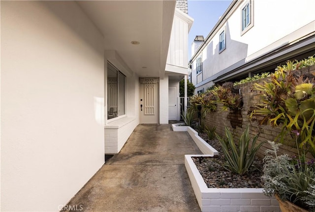 1436 W Bay Ave, Newport Beach, CA 92661 - property entrance with stucco siding