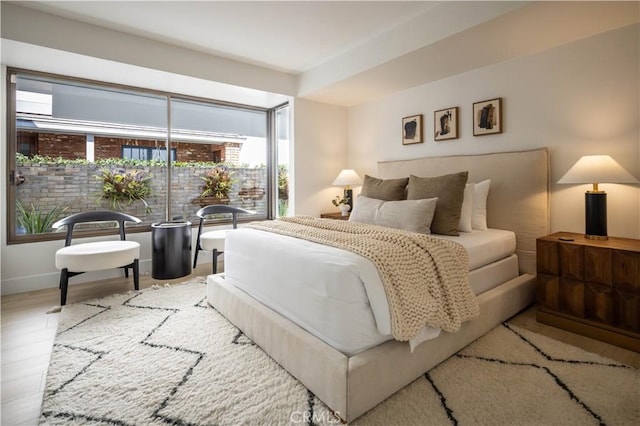 1436 W Bay Ave, Newport Beach, CA 92661 - bedroom with wood finished floors and baseboards