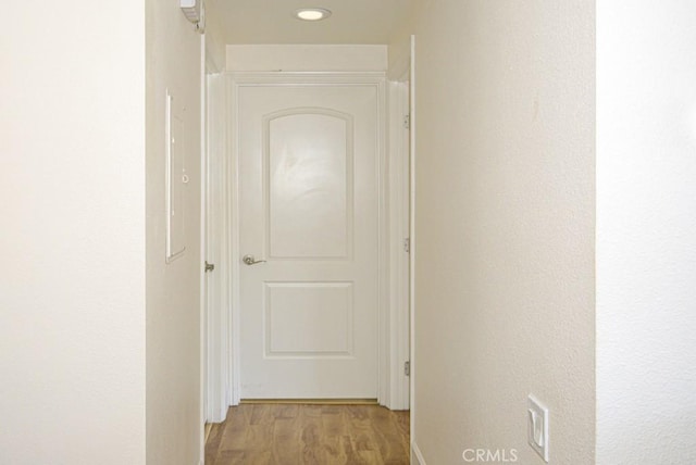829 Via Alhambra Unit A, Laguna Woods, CA 92637 - hallway featuring light wood-style flooring and recessed lighting