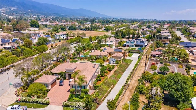 5799 Buckthorn Ave, Rancho Cucamonga, CA 91737 - aerial perspective of suburban area featuring a mountainous background