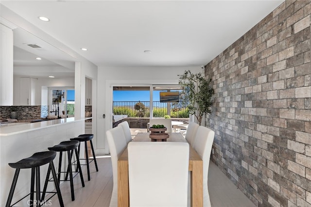 2 Hyannis, Laguna Niguel, CA 92677 - dining area with light wood-type flooring and recessed lighting