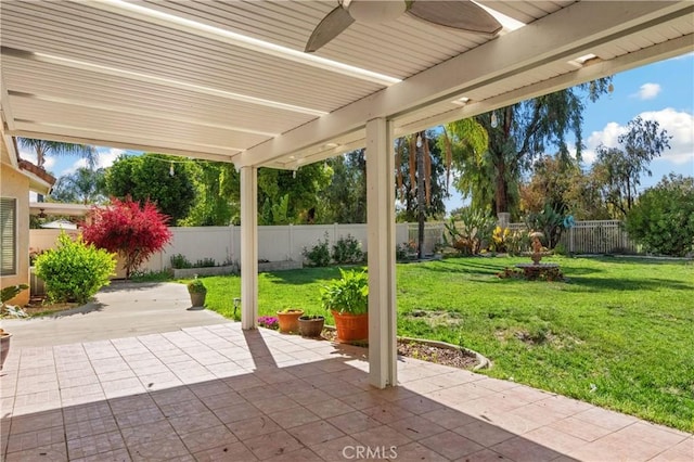 32364 Corte Coronado, Temecula, CA 92592 - view of patio with ceiling fan