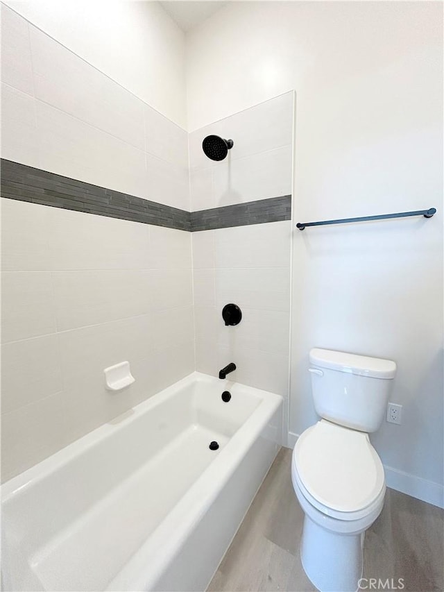 12460 San Marcos Rd, Atascadero, CA 93422 - full bathroom featuring wood finished floors and shower / bathtub combination
