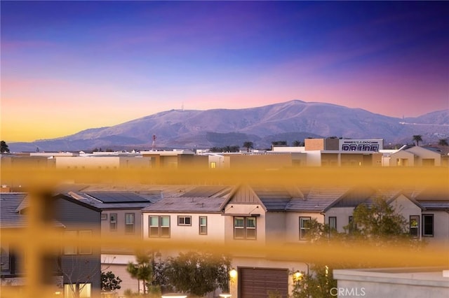 view of mountain backdrop
