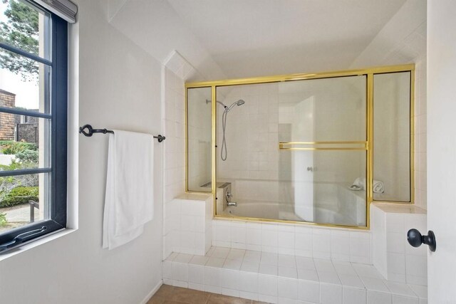 13063 Caminito Del Rocio, Del Mar, CA 92014 - bathroom featuring tiled shower / bath combo and tile patterned flooring