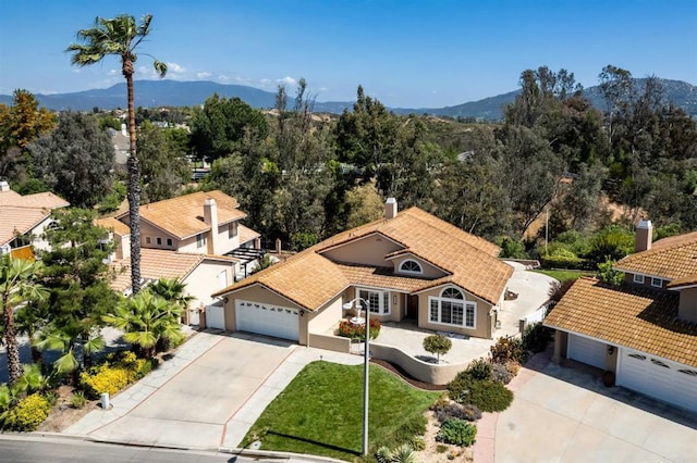 30602 Colina Verde St, Temecula, CA 92592 - view from above of property featuring a mountainous background