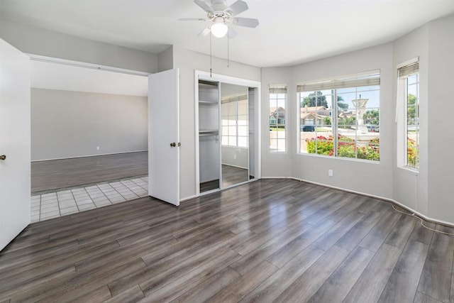 30602 Colina Verde St, Temecula, CA 92592 - unfurnished room with wood finished floors and ceiling fan