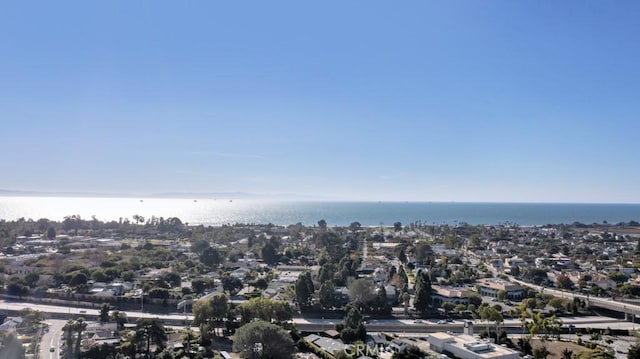 drone / aerial view of a nearby body of water