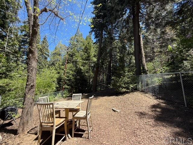 22104 Crestline, Palomar Mountain, CA 92060 - view of yard featuring outdoor dining area