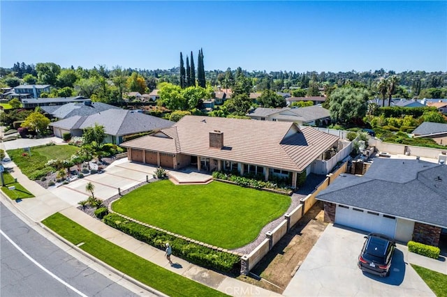 618 E Sunset Dr N, Redlands, CA 92373 - aerial view of residential area