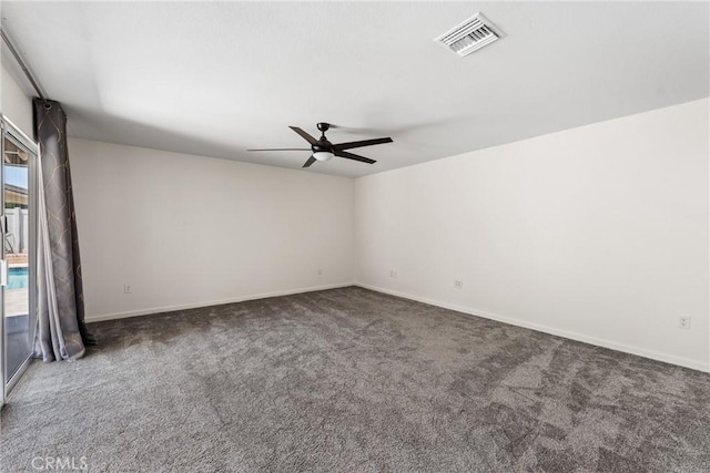 618 E Sunset Dr N, Redlands, CA 92373 - spare room featuring carpet and a ceiling fan