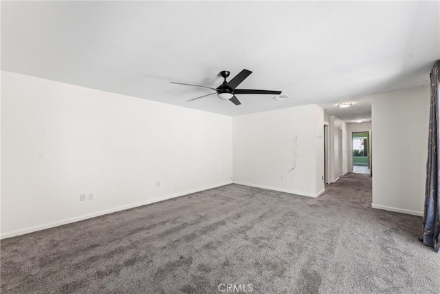 618 E Sunset Dr N, Redlands, CA 92373 - carpeted empty room with ceiling fan and baseboards