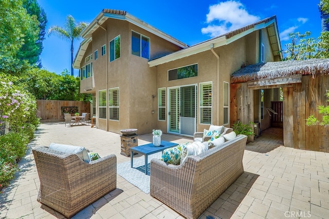 2115 Via Viejo, San Clemente, CA 92673 - back of house with stucco siding, a patio, and an outdoor hangout area