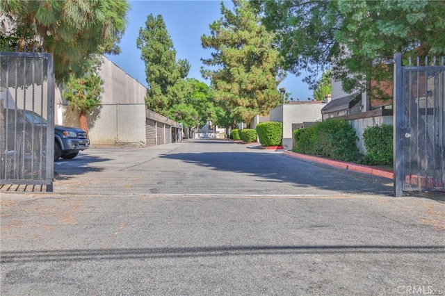 view of asphalt road