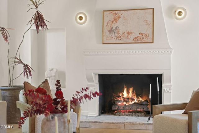 620 S Allen Ave, San Marino, CA 91108 - detailed view of a warm lit fireplace