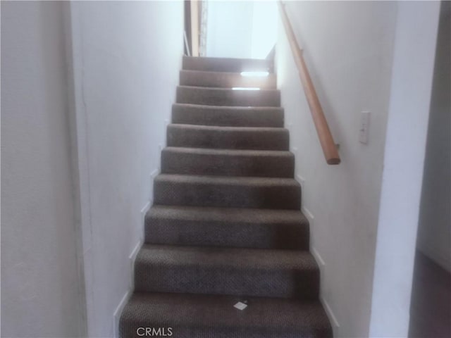view of stairway