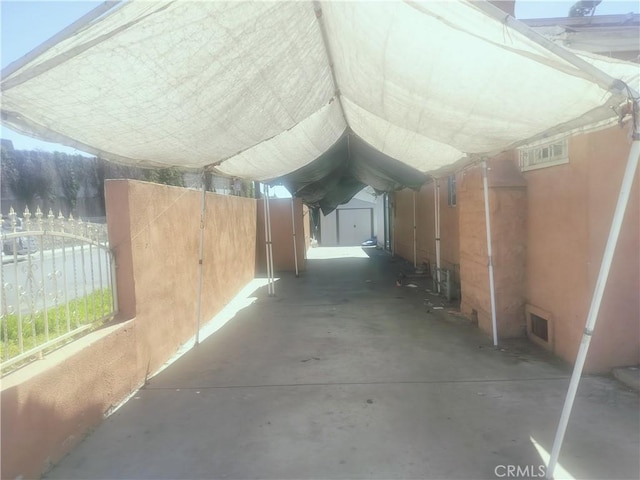 view of horse barn