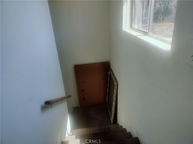 view of staircase