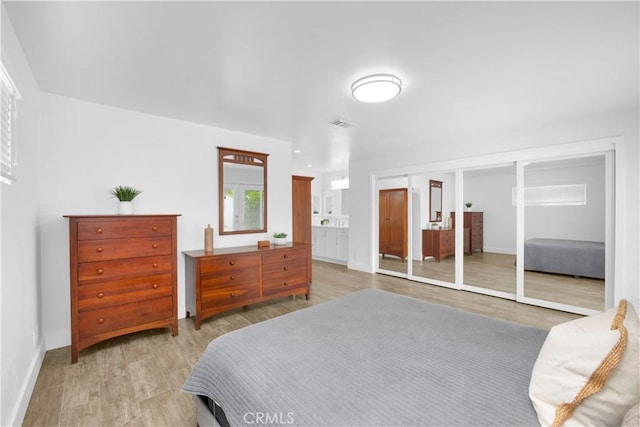 5314 E 4th St, Long Beach, CA 90814 - bedroom featuring light wood finished floors and baseboards