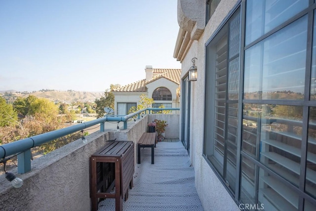 18213 Flynn Dr Unit 132, Canyon Country, CA 91387 - balcony featuring a mountain view