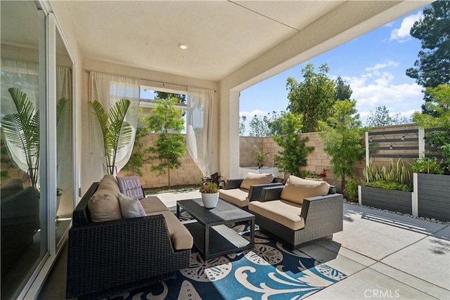 26288 Meadow Dr, San Juan Capistrano, CA 92675 - fenced backyard with an outdoor living space and a patio