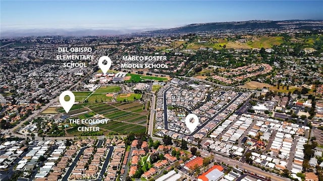 26288 Meadow Dr, San Juan Capistrano, CA 92675 - aerial view of property and surrounding area featuring a mountainous background