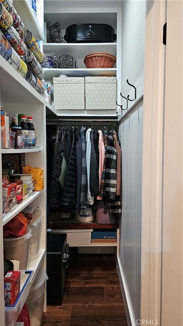 13817 Grant Way, Oak Hills, CA 92344 - spacious closet featuring wood finished floors