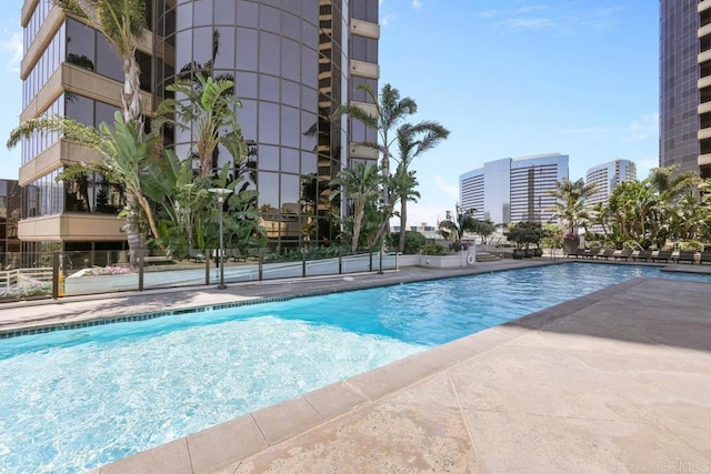 view of community pool