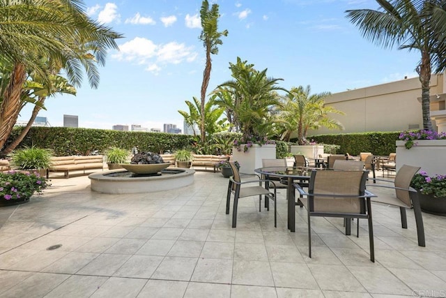 view of patio / terrace with outdoor dining space