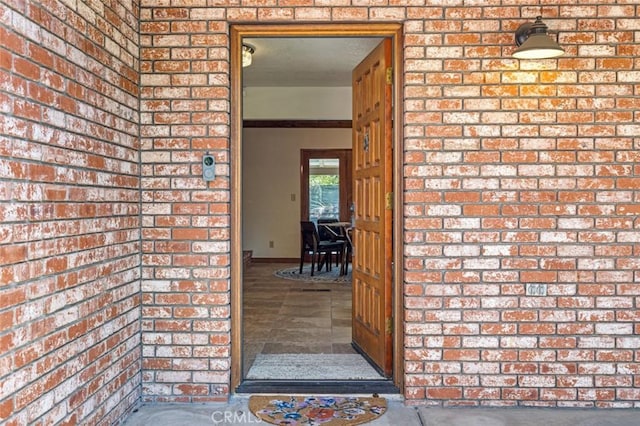 2604 Veneman Ave, Modesto, CA 95356 - property entrance featuring brick siding
