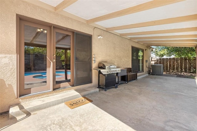 2604 Veneman Ave, Modesto, CA 95356 - view of patio / terrace featuring fence, grilling area, and cooling unit