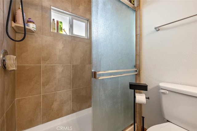 2604 Veneman Ave, Modesto, CA 95356 - full bath with toilet and shower / bath combination with glass door