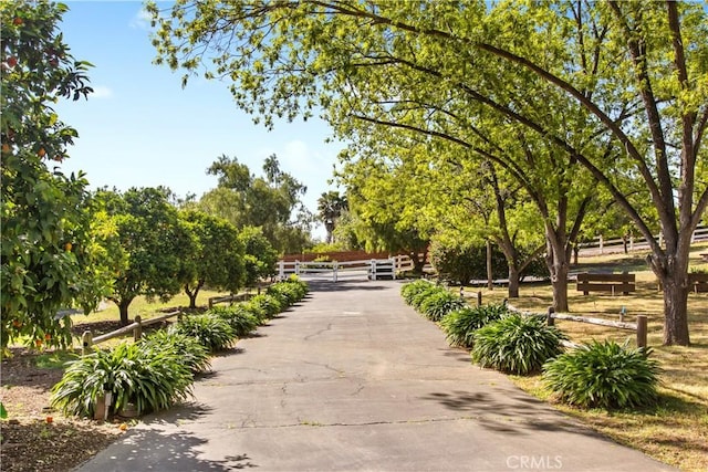 surrounding community with fence