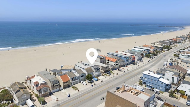 325 Ocean Dr, Oxnard, CA 93035 - bird's eye view of waterfront with a beach