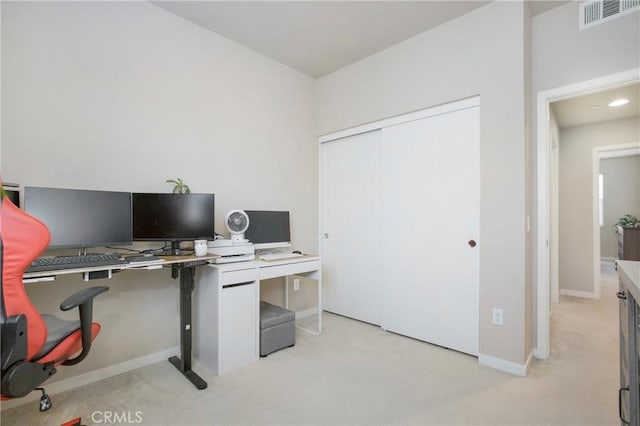 2651 W Lincoln Ave Unit 40, Anaheim, CA 92801 - office area with light carpet and baseboards