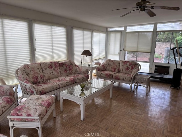 41023 Cedar Ridge Ln, Cherry Valley, CA 92223 - living area with ceiling fan