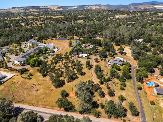 2831 Foothill Blvd, Oroville, CA 95966 - aerial view of property's location with a mountain backdrop