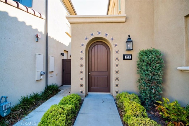 223 Gaspar, Irvine, CA 92618 - entrance to property with stucco siding